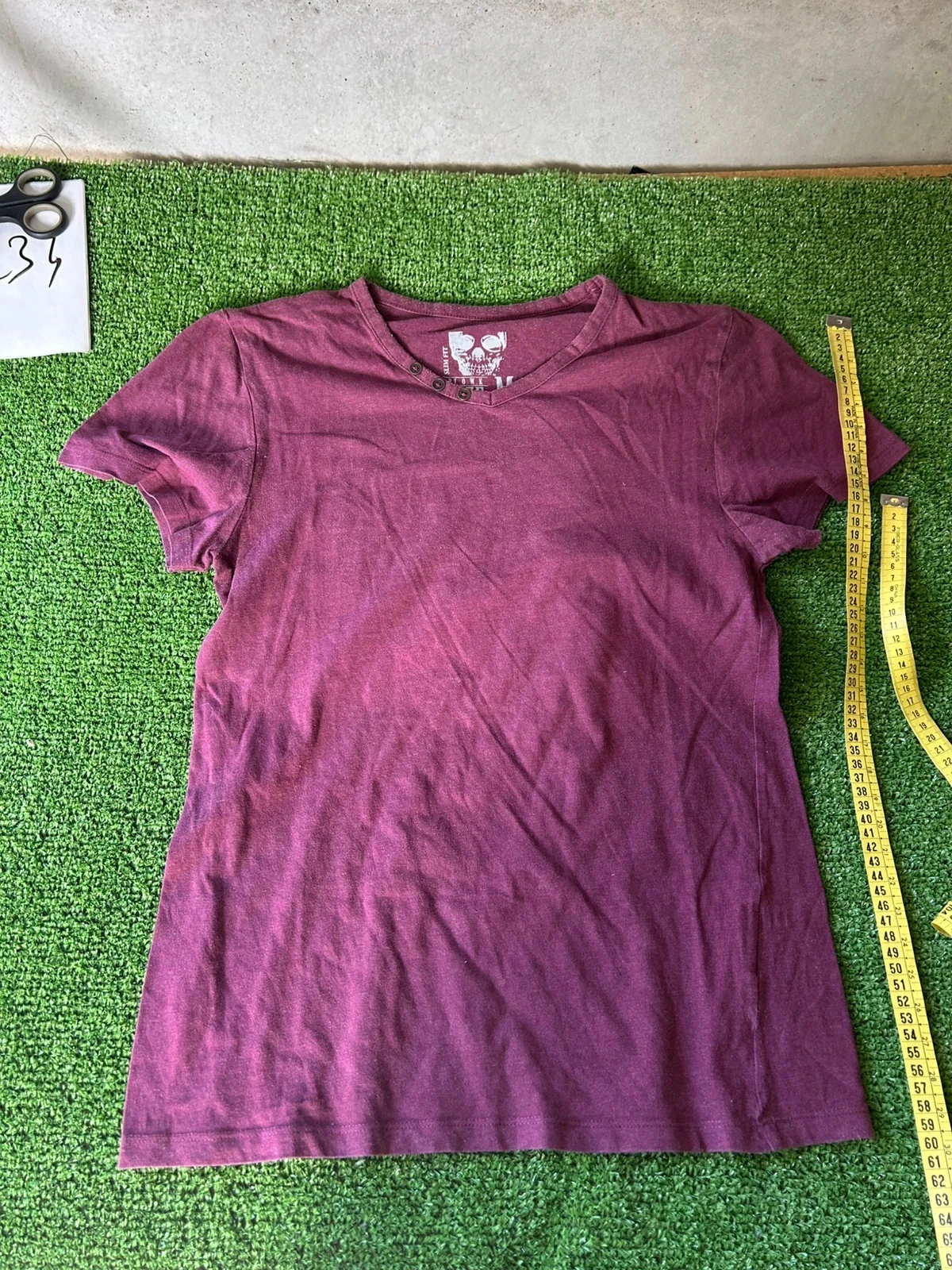 T-shirt rouge bordeaux owk